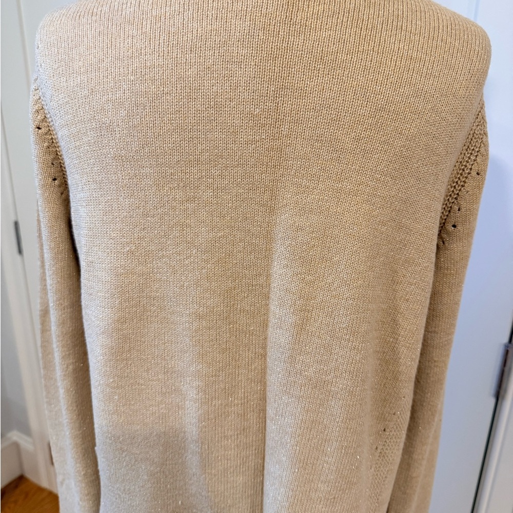Lilly Pulitzer Elegant Gold Cardigan - Picture 7 of 12